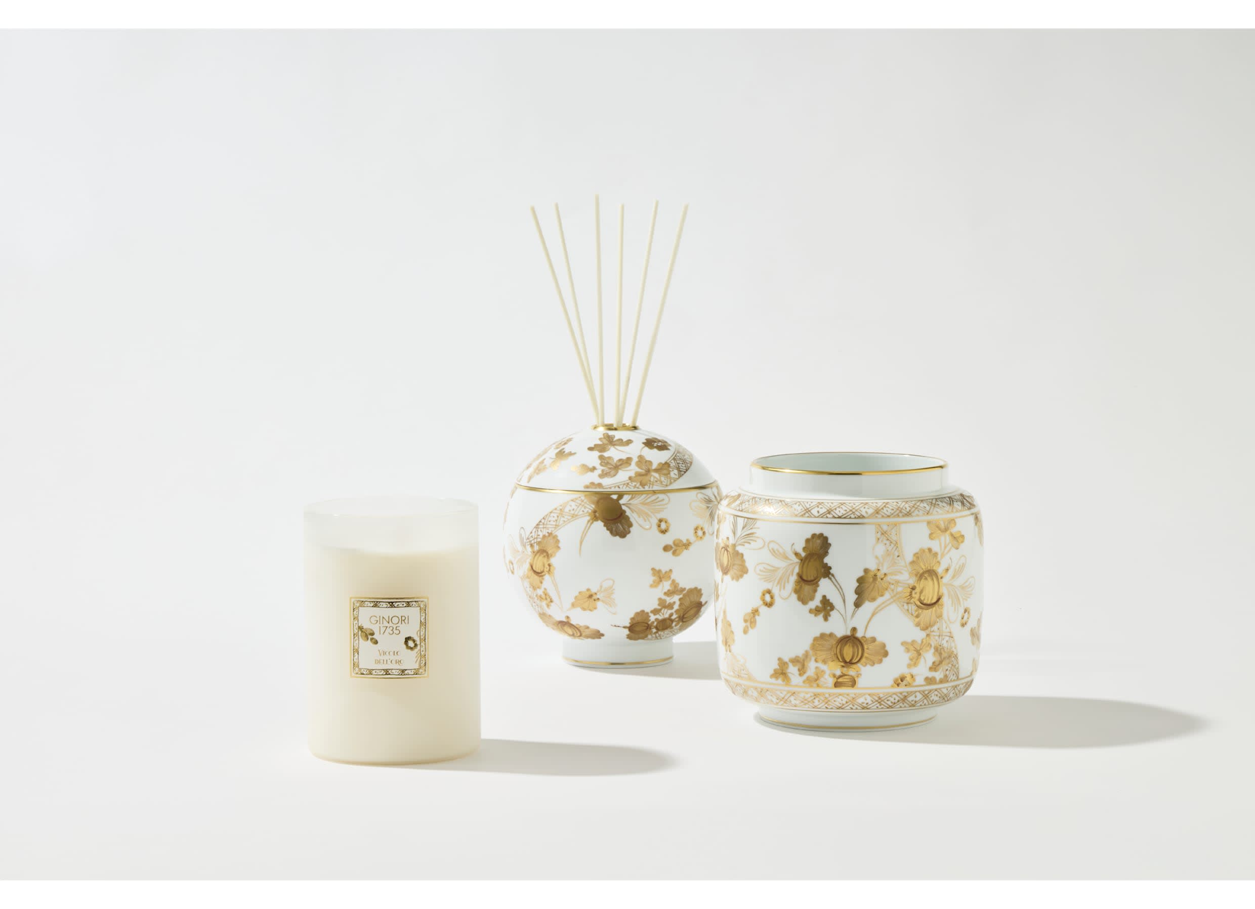 Aurum Candleholder Vase | Oriente Italiano | GINORI 1735